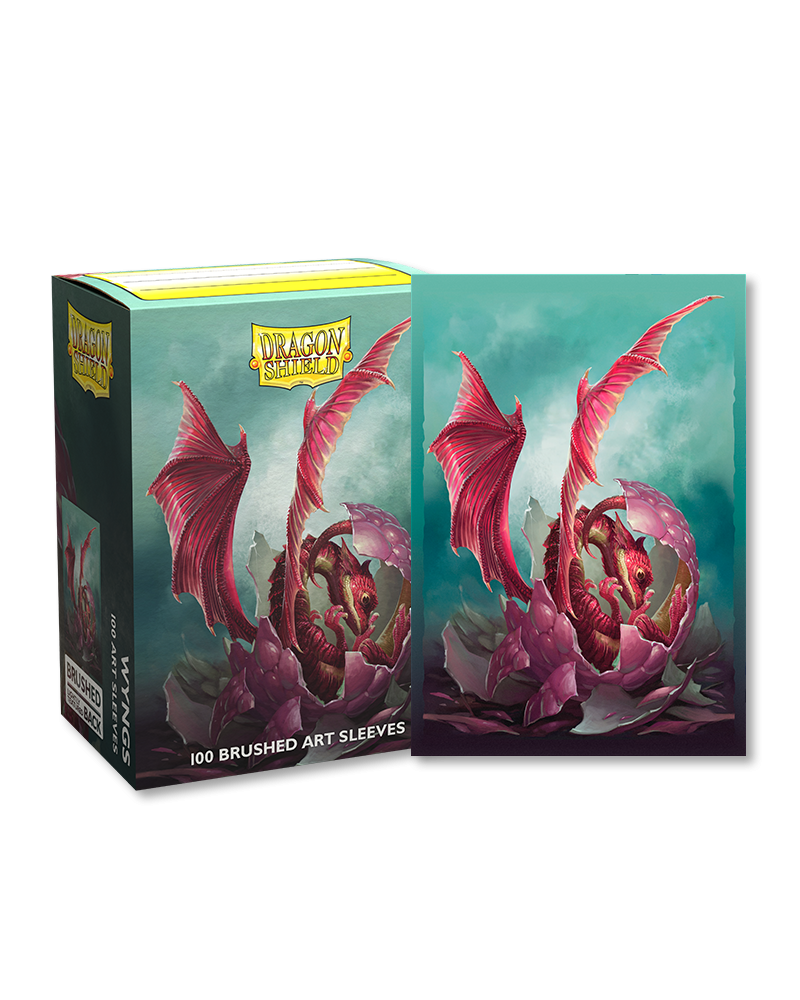 Dragon Shield Sleeves: Brushed - Baby Dragon Wyngs
